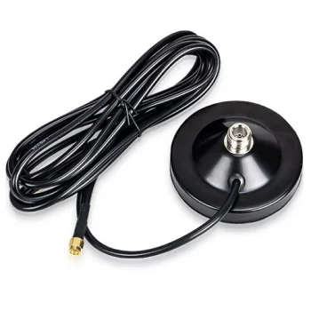 Antenas magnētiskā bāze ar 2 m kabeli, melna