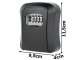 Metal Safe Locker for Keys with Cipher Code 11,5 x 9,5 x 4cm