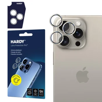 3mk HARDY Pro защитное стекло для объектива Apple iPhone 15 Pro Max - Бежевый