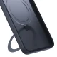 3Mk Protection Smoke Case Mag&Stand vāciņš Apple iPhone 16, Melns
