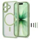 Tech-Protect MagPeak MagSafe CC vāciņš iPhone 17, matēts zaļš