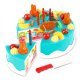 Bērnu rotaļu dzimšanas dienas torte kūka ar 75 piederumiem | Birthday Toy Cake for Children