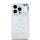 DKNY iPhone 15 Pro vāciņš Liquid Glitter Multilogo, rozā