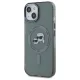 Karl Lagerfeld iPhone 15 vāciņš HC MagSafe IML Metal KC Heads, melns