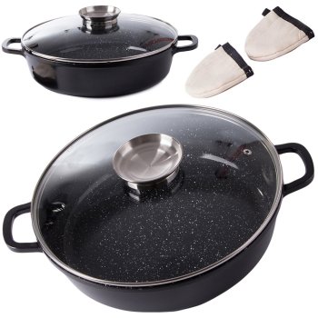 Кастрюля с ароматизатором в ручке крышки и антипригарным...