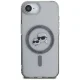 Karl Lagerfeld IML Metal Karl & Choupette MagSafe vāciņš iPhone 16e, melns