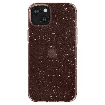 Spigen iPhone 15 Plus Case Liquid Crystal Glitter, Pink/Clear