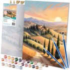 Massido Paint by Numbers Landscape Art Kit 40x50 cm - Scenic Painting Set