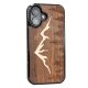 Koka korpuss iPhone 16 IMBUIA MOUNTAINS no masīvkoka | Bewood Wooden Case for