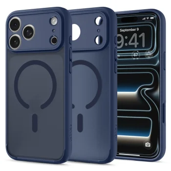 Чехол Spigen Ultra Hybrid MagSafe для iPhone 18 Pro Max / 17 Pro Max, темно-синий