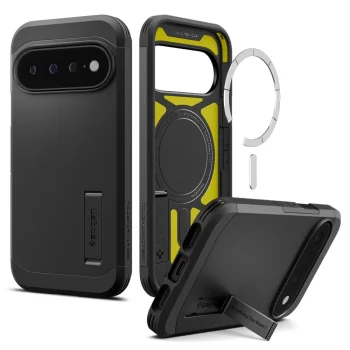 Spigen Tough Armor Mag MagSafe vāciņš Google Pixel 11 Pro XL, melns