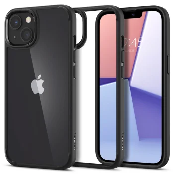 Apple iPhone 13 Pro Max 6.7'' Spigen Ultra Hybrid Case Cover, Matte Black | Чехол Кабура Кейс...