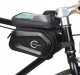 Carruzzo Waterproof Double Bike Frame Bag with Phone Holder