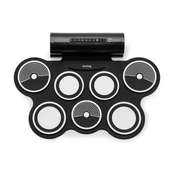 Huslog Electronic Drum Kit ZE-0226 for Kids, Portable 7-Pad Digital Drum Set