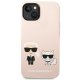 Чехол Karl Lagerfeld KLHMP14MSSKCI Silicone MagSafe для iPhone 14 Plus, Розовый