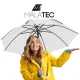 Прозрачный автоматический зонт Malatec, белый