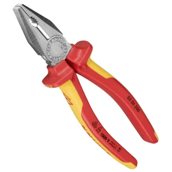 KNIPEX Combination Pliers 200 mm, Chrome-Plated