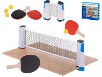 Galda Tenisa Komplekts ar Raketēm, Tīklu un Bumbiņām | Table Tennis Ping Pong Set with Rackets, Net and Balls