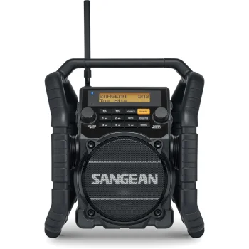 Būvlaukuma radio Sangean U-5 DBT (Utility 50) DAB+ / FM / Bluetooth, melns