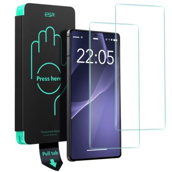 Защитное стекло ESR для Samsung Galaxy S25 Ultra (2 шт.) Прозрачное