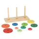 Koka Attīstošā Rotaļlieta Puzle, Hanojas Piramīda Grendzenu Torņis | Wooden Educational Puzzle Toy, Tower of...