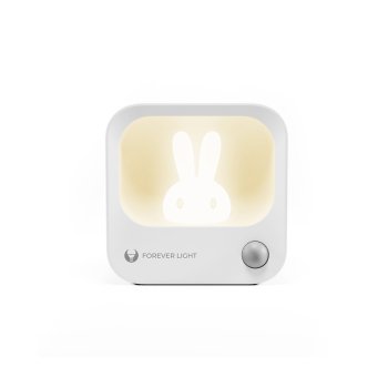 Bunny LED Night Light with Motion Sensor FLC-10 LEA PIR 500mAh Forever Light, white