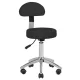 Sillon Lux 273b elektriskais kosmētikas krēsls ar 3 motoriem un tabureti 304, melns