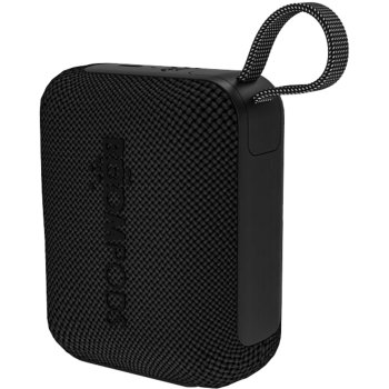 Boompods Beachboom Mini Portable Speaker, Black