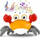 Interaktīva elektroniskā muzikālā rotaļlieta "Skrejošs krabis", Dzeltens | Musical Toy "Running Crab"