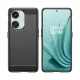 Силиконовый чехол Carbon Case для OnePlus Ace 2V / Nord 3 - черный