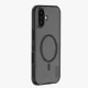 Nillkin iPhone 17 vāciņš Super Frosted Shield Pro Magnetic, caurspīdīgs melns