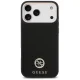Чехол Guess для iPhone 17 Pro Max Grained Strass Logo MagSafe, черный