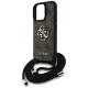 Guess iPhone 16 Pro Max vāciņš 4G Big Logo Cord Stap Crossbody, brūns
