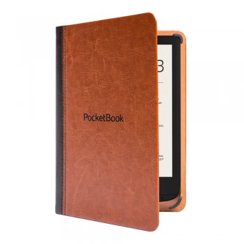 PocketBook Touch Lux 5 / Lux 4 / HD 3, Basic 2 / Lux 2 / Color Original 6'' Case Cover Wallet, Brown | Soma Vāciņš...