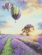 Ikonka Картина по номерам Лавандовое поле, 50x40 см