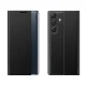 Hurtel Samsung Galaxy A36 atverams vāciņš maciņš grāmatiņa New Sleep Case, melns