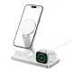 Беспроводное зарядное устройство 3-в-1 Tech-Protect QI15W-A47 MagSafe, белое