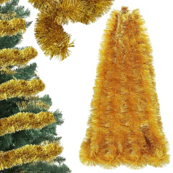 Ziemassvētku Eglīšu Virtene Zelta Ķēdes 6M | Christmas Chandler Golden Chain