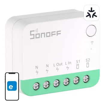 Viedais WiFi Mini Slēdzis Sonoff MINIR4M Matter 10A