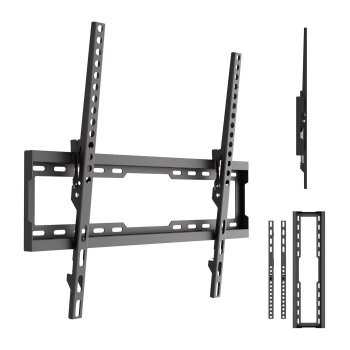 Maclean MC-188 TV sienas stiprinājums, 37-86", līdz 45 kg, VESA 600x400, melns
