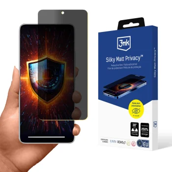 Privātuma aizsargplēve 3mk Silky Matt Privacy priekš Xiaomi Redmi Note 14 5G