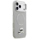 Karl Lagerfeld Karl & Choupette Pins MagSafe vāciņš iPhone 17 Pro – pelēks | Phone Case Cover