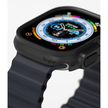 Набор чехлов Ringke Slim (2 шт.) для Apple Watch Ultra 1/2 (49mm) прозрачный/черный