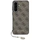 Чехол Guess 4G Charm для Samsung Galaxy A57 5G, коричневый