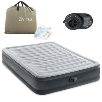 Двуспальный надувной матрас Intex 67768 со встроенным...
