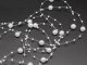 White Pearl Christmas Tree Garland 5m 8mm