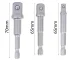 Skrūvgrieža adapteru komplekts triecienatslēgām 1/4\" 3/8\" 1/2\" (3 gab.)