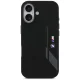 BMW M silikona MagSafe vāciņš ar vertikālu logotipu iPhone 17 tālrunim – melns | Phone Case Cover