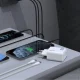 Сетевое зарядное устройство Dudao A29C GaN 65W + кабель USB-C, белое