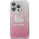 Hello Kitty iPhone 15 Pro Max vāciņš IML Gradient Electrop Kitty Head, rozā